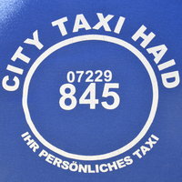 T-Shirt mit Logo von City Taxi Haid